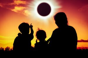 What is the safe way to observe a solar eclipse?