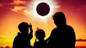 What is the safe way to observe a solar eclipse?