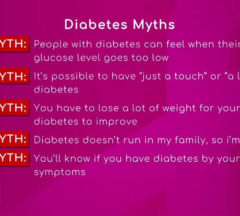Debunking Diabetes Myths
