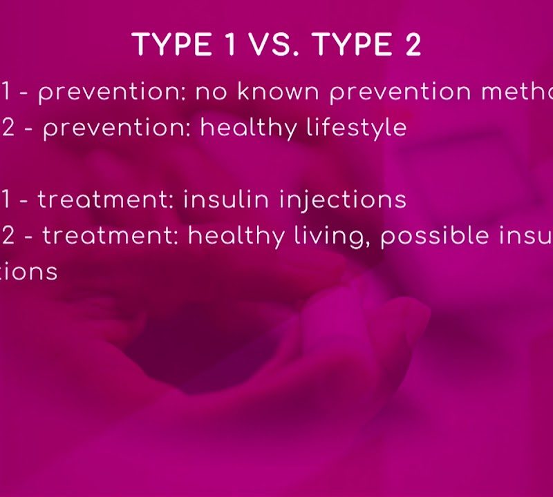 Diabetes: Type 1 vs. Type 2