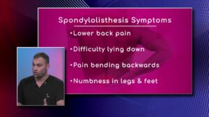 Symptoms of Spondylolisthesis
