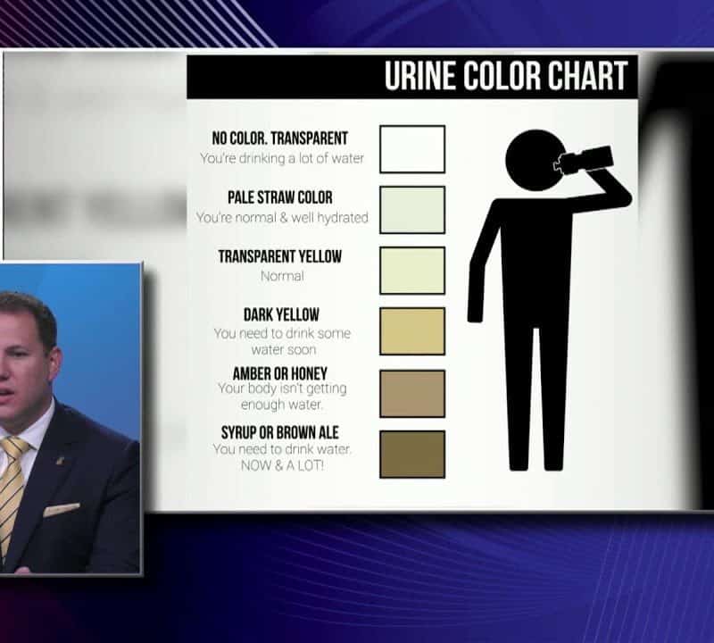 Athletes: Urine Color and Dehydration