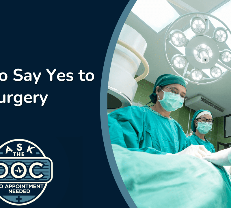 Making the Surgery Decision: Insights from Primary Care Expert