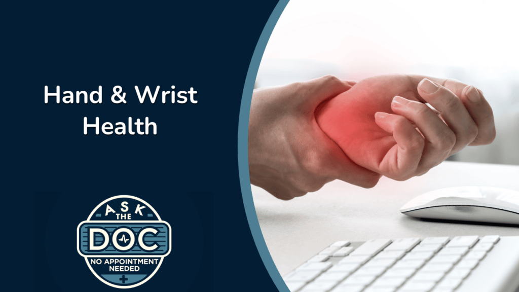 From Pain to Relief: Expert Solutions for Hand & Wrist Conditions